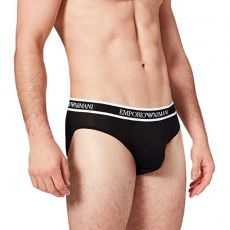 SLIP ICONIC MODAL NOIR - EMPORIO ARMANI