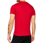 T-SHIRT BANDE LOGO COL ROND ROUGE - EMPORIO ARMANI