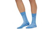 PAIRE DE CHAUSSETTES MOTIF NUAGE BLEU - NATURAL VIBES