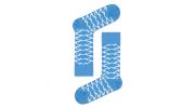 PAIRE DE CHAUSSETTES MOTIF NUAGE BLEU - NATURAL VIBES