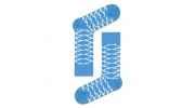 PAIRE DE CHAUSSETTES MOTIF NUAGE BLEU - NATURAL VIBES