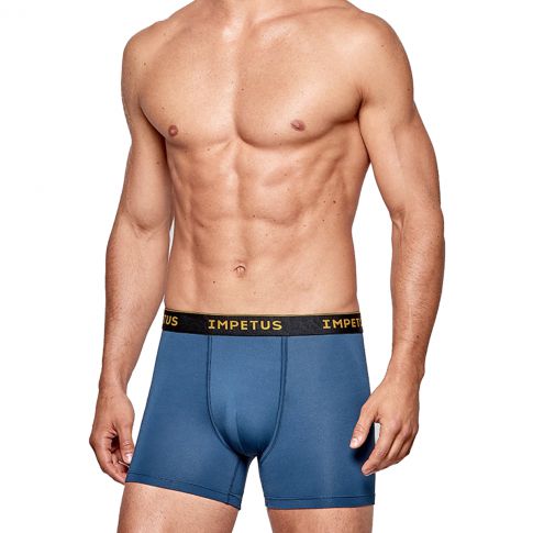 BOXER RECYCLED VOYAGER BLEU/GRIS - IMPETUS