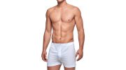 BOXER BOUTONNÉ PURE COTTON BLANC - IMPETUS