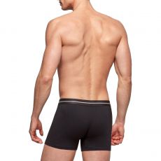 BOXER COTTON STRETCH NOIR - IMPETUS