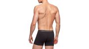 BOXER COTTON STRETCH NOIR - IMPETUS