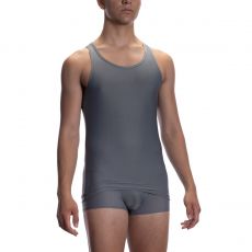 DEBARDEUR FINES RAYURES GRIS - OLAF BENZ