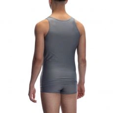 DEBARDEUR FINES RAYURES GRIS 2061 - OLAF BENZ