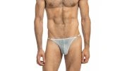 STRING STRIPTEASE EGON BLEU - L'HOMME INVISIBLE