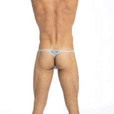 STRING STRIPTEASE ELLIS BLEU - L'HOMME INVISIBLE