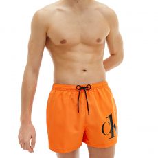 SHORT DE BAIN DRAWSTRING ORANGE M00591  - CALVIN KLEIN 