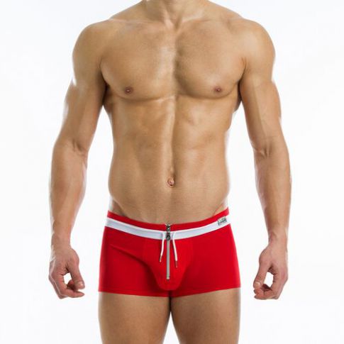 BOXER ZIPPER ROUGE 02922 - MODUS VIVENDI