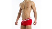BOXER ZIPPER ROUGE 02922 - MODUS VIVENDI