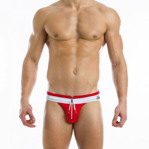 JOCK STRAP ZIPPER ROUGE 02913 - MODUS VIVENDI