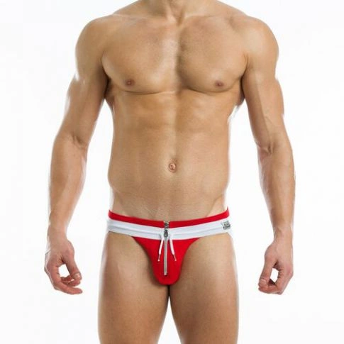 JOCK STRAP ZIPPER ROUGE 02913 - MODUS VIVENDI