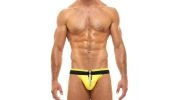 JOCK STRAP ZIPPER JAUNE 02913 - MODUS VIVENDI