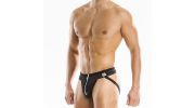 JOCK STRAP ZIPPER NOIR 02913 - MODUS VIVENDI