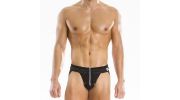 JOCK STRAP ZIPPER NOIR 02913 - MODUS VIVENDI