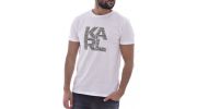 T-SHIRT LIBRARY BLANC - KARL LAGERFELD