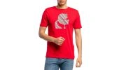 T-SHIRT GRAPHIC FONT ROUGE - KARL LAGERFELD