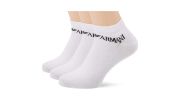 PACK DE 3 PAIRES DE CHAUSSETTES BASSES BLANCHES - EMPORIO ARMANI