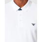 POLO FLOWER BLANC -  ARMANI