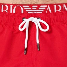 SHORT DE BAIN EAGLE ROUGE - ARMANI