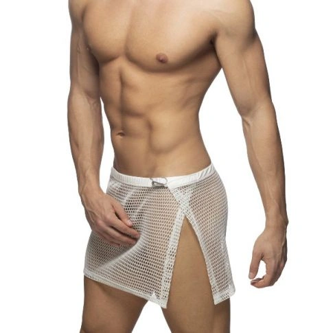 PAREO PARTY EN MAILLES BLANC AD982 - ADDICTED