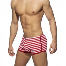 SHORT VELVET RAYE ROUGE AD969 - ADDICTED