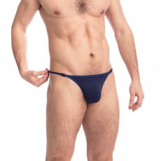 STRING DE BAIN STRIPTEASE MARINE UW21X - L'HOMME INVISIBLE