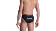 SLIP MICRO BRIEF SHINY NOIR M2100  - MANSTORE