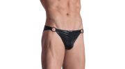 SLIP CIRCUS BRIEF SHINY NOIR M2100  - MANSTORE