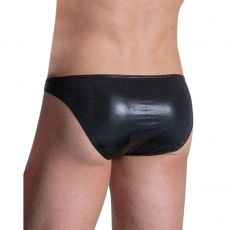 SLIP CIRCUS BRIEF SHINY NOIR M2100  - MANSTORE