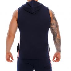 SWEAT PARIS MANCHES COURTES BLEU 1310 - JOR