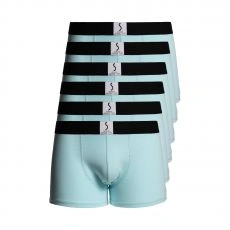 LOT DE 6 BOXERS ARPENANS BLEU ATOLL- S BORDEAUX® 