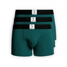 LOT DE 3 BOXERS ARPENANS VERT CEDRE- S BORDEAUX® 