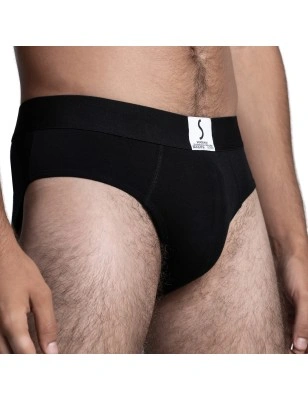 SLIP ATHESANS NOIR- S BORDEAUX® 