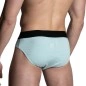 LOT DE 3 SLIPS ATHESANS BLEU ATOLL ET NOIR - S BORDEAUX® 
