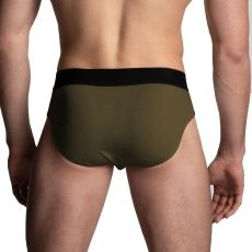 LOT DE 3 SLIPS AUMALE ORANGE ET KAKI - S BORDEAUX® 