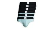 LOT DE 6 SLIPS ATHESANS BLEU ATOLL ET NOIR - S BORDEAUX® 
