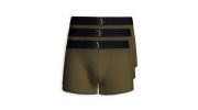 LOT DE 3 BOXERS MAHON KAKI - S BORDEAUX® 