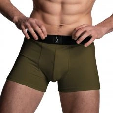 LOT DE 3 BOXERS MAHON KAKI - S BORDEAUX® 