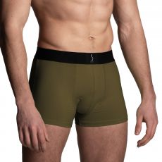 LOT DE 3 BOXERS MAHON KAKI - S BORDEAUX® 