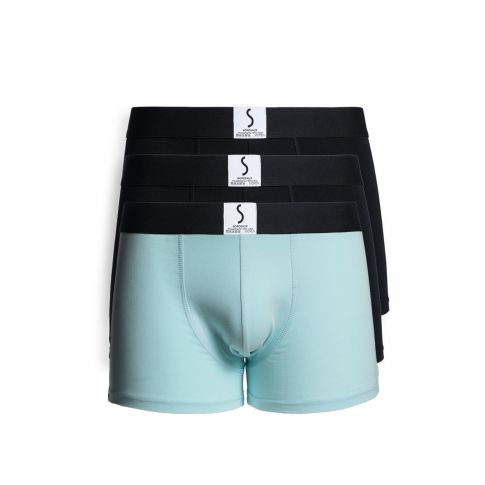 LOT DE 3 BOXERS ARPENANS ATOLL ET NOIR - S BORDEAUX® 