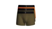 LOT DE 3 BOXERS MAHON ORANGE ET KAKI - S BORDEAUX® 