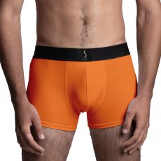 LOT DE 3 BOXERS MAHON ORANGE ET KAKI - S BORDEAUX® 