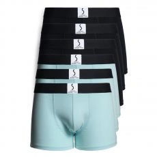 LOT DE 6 BOXERS ARPENANS ATOLL ET NOIR - S BORDEAUX® 