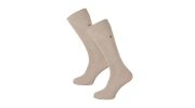 PACK DE 2 PAIRES DE CHAUSSETTES UNIE BEIGE - TOMMY
