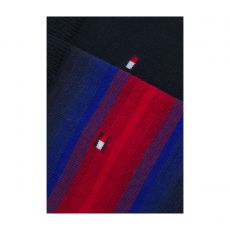 PACK DE 2 PAIRES DE CHAUSSETTES A RAYURES BLEU ET ROUGE 701210537 - TOMMY HILFIGER