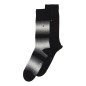 PACK DE 2 PAIRES DE CHAUSSETTES A RAYURES NOIR ET GRIS 701210537 - TOMMY HILFIGER