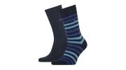 PACK DE 2 PAIRES DE CHAUSSETTES DUO BANDE BLEU - TOMMY